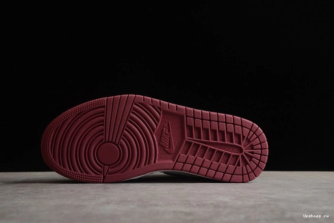 1 Low 553558-615 Bordeaux Jordan White 0205